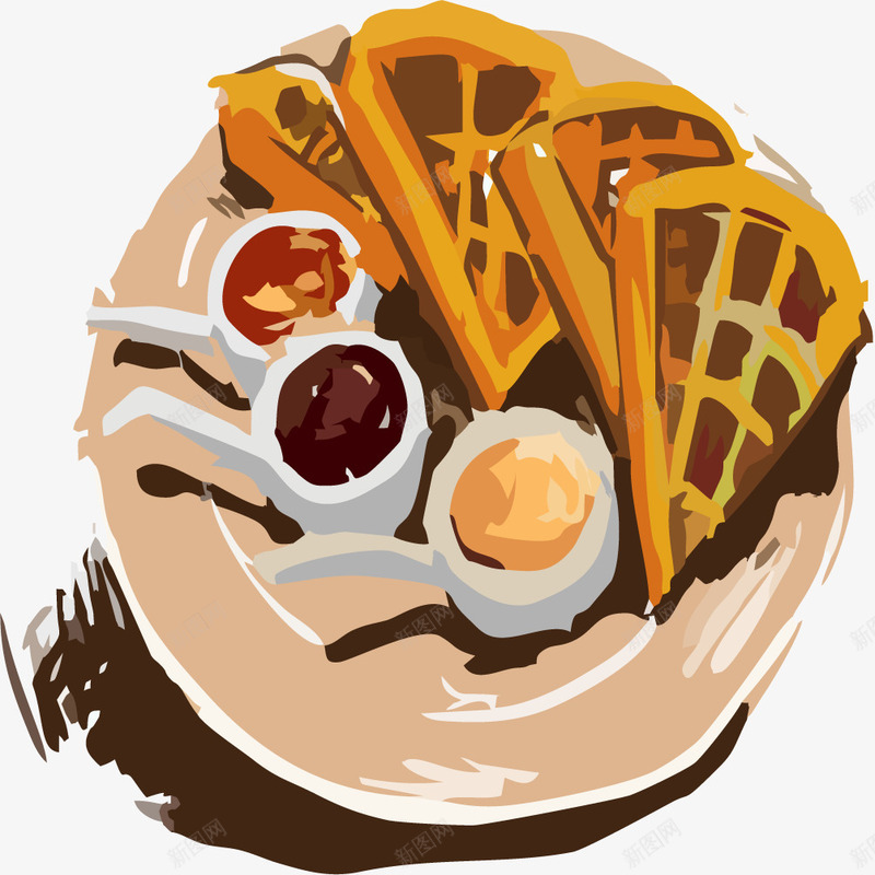 手绘披萨插画png免抠素材_新图网 https://ixintu.com 免抠披萨插画 手绘 披萨 插画 美食