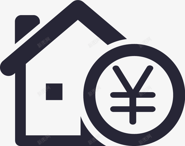 房产买卖矢量图图标eps_新图网 https://ixintu.com 房产买卖 矢量图