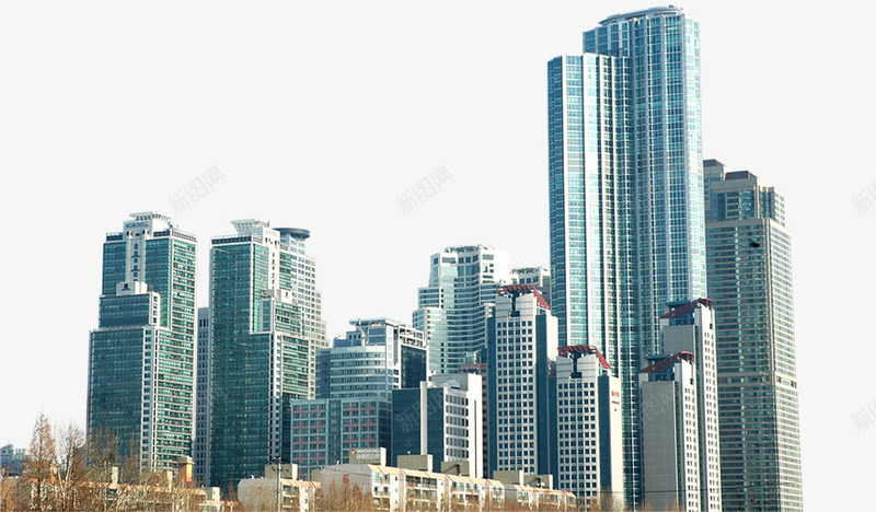 城市建筑高楼美景png免抠素材_新图网 https://ixintu.com 城市 建筑 美景 高楼