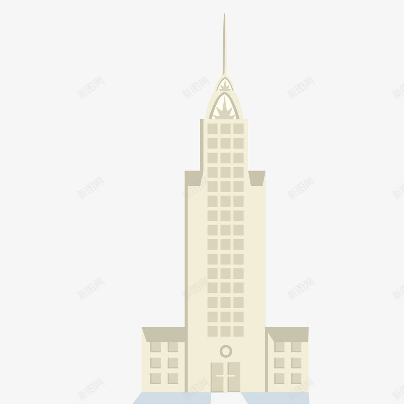 摩天大楼矢量图eps免抠素材_新图网 https://ixintu.com 图案 摩天楼 高楼 矢量图