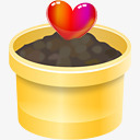 花盆锅碗THEGREENicons图标png_新图网 https://ixintu.com Bowl Flowerpot Pot 碗 花盆 锅