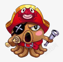 卡通章鱼png免抠素材_新图网 https://ixintu.com 卡通 可爱 章鱼