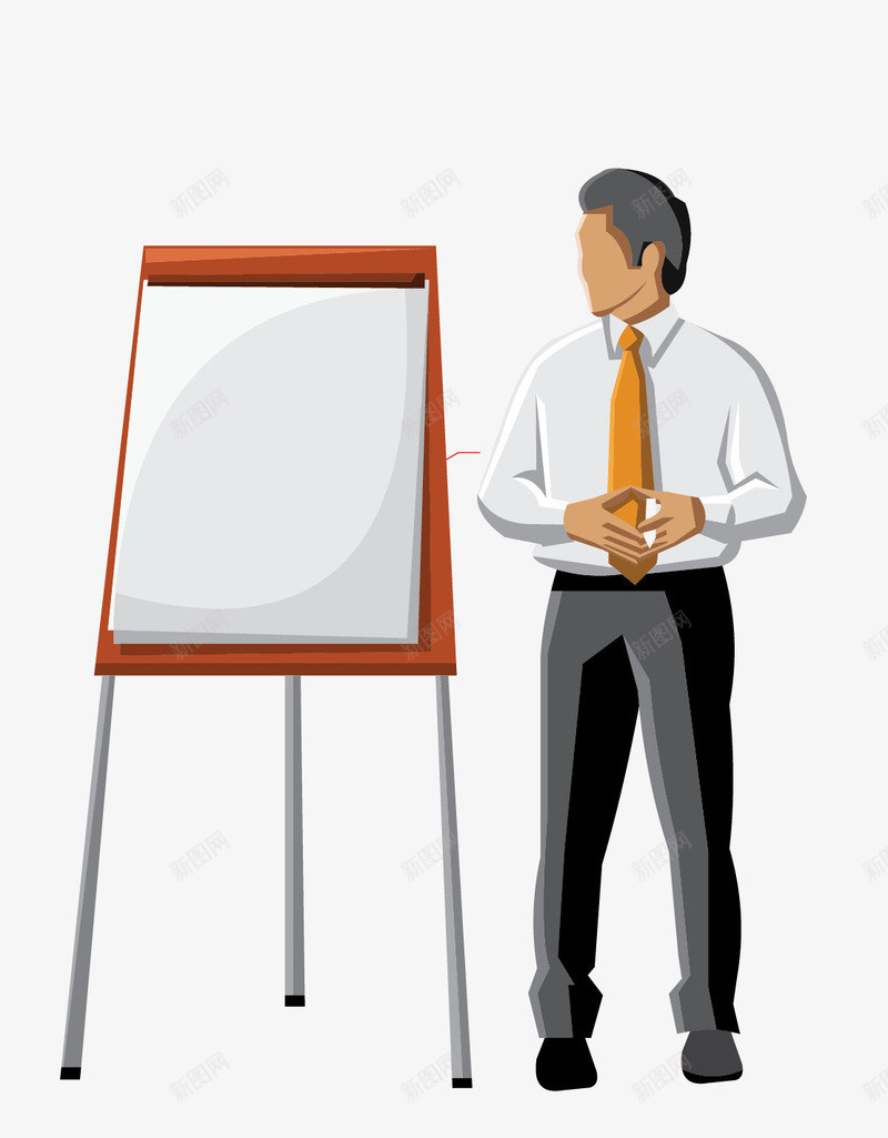 销售人员png免抠素材_新图网 https://ixintu.com 卡通图案 商务人士 职场人物 销售人员 销售员