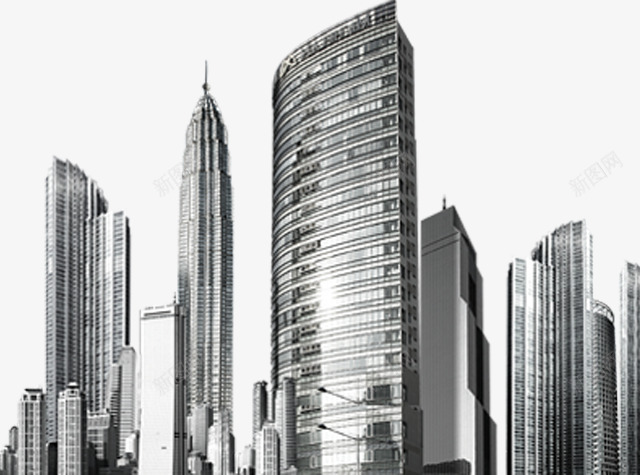 城市建筑图png免抠素材_新图网 https://ixintu.com 城市 大厦 建筑 房屋 高楼建筑