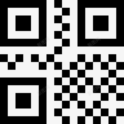 QR码图标png_新图网 https://ixintu.com 广场 快速响应 技术 智能手机 标志 编码