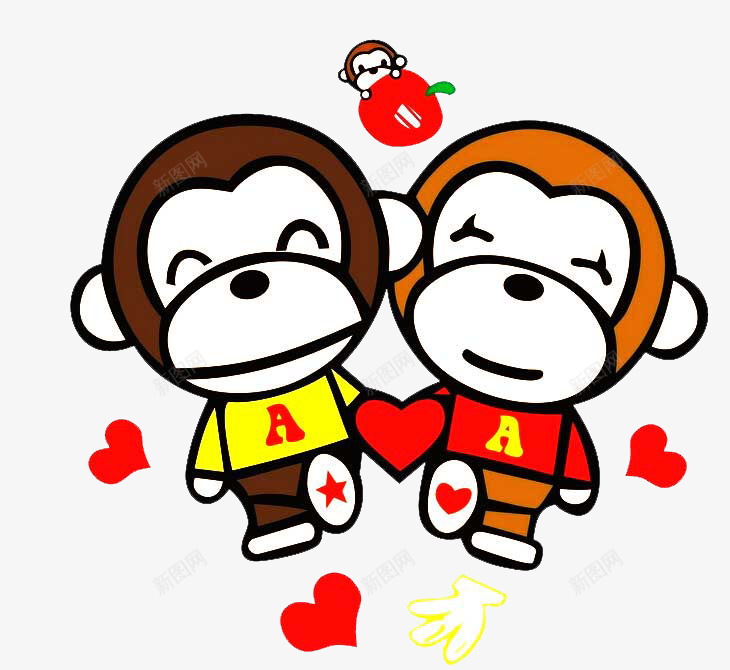 卡通猴子图案图标png_新图网 https://ixintu.com 卡通 卡通图标 卡通图案 图标 图案 猴子 猴子卡通