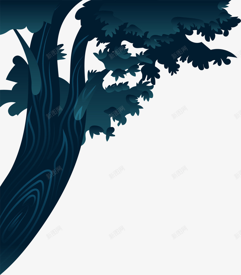 绿色诡异树木png免抠素材_新图网 https://ixintu.com 万圣节 惊悚恐怖 绿色树木 节日鬼怪 诡异大树 鬼节