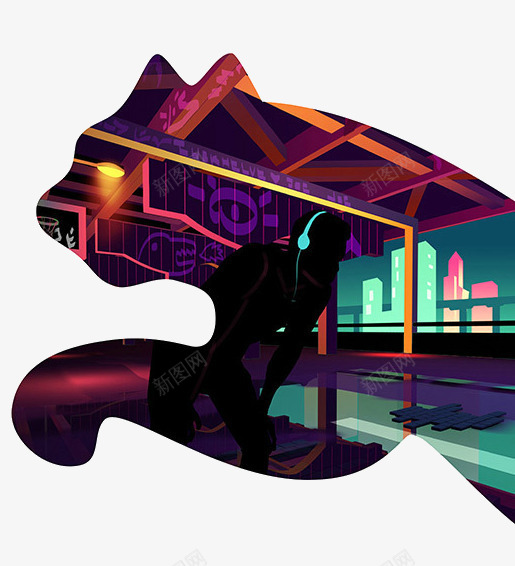 彪马豹子图标png_新图网 https://ixintu.com logo 品牌设计 彪马 彪马品牌 豹子