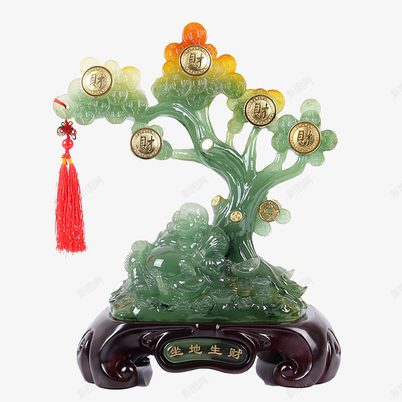 坐地生财摆件png免抠素材_新图网 https://ixintu.com 开运 摆件 玉树摆件 玉质摆件 风水
