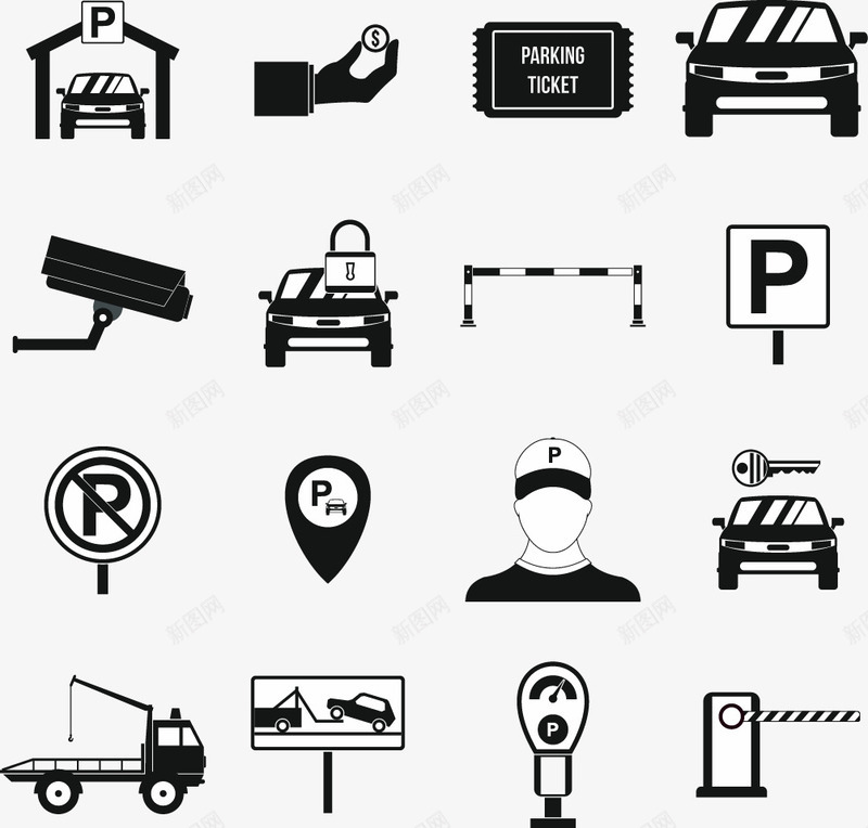 吊车矢量图eps免抠素材_新图网 https://ixintu.com 吊车 广告牌 矢量图