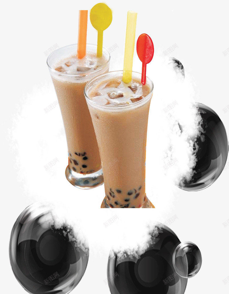 奶茶奶茶杯png免抠素材_新图网 https://ixintu.com 奶茶 奶茶杯 珍珠 白色