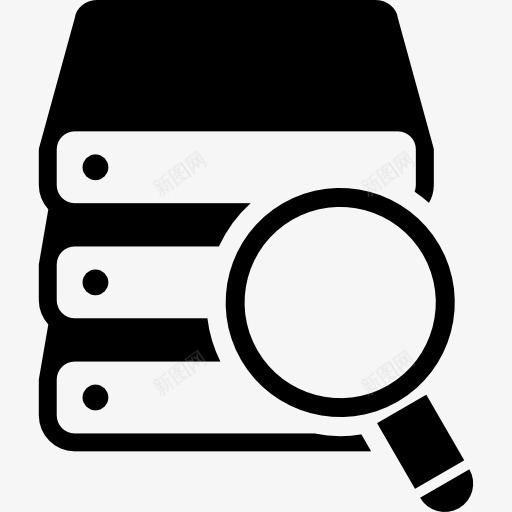 硬盘堆用放大工具图标png_新图网 https://ixintu.com 光盘 工具和器具 搜索 数据盘 界面 硬盘 符号