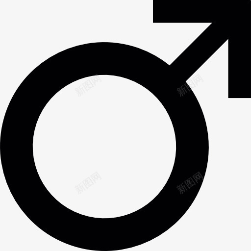 男性的象征图标png_新图网 https://ixintu.com 人 标志 男性 男生符号 符号 箭