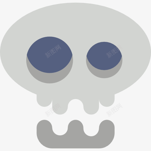 颅骨图标png_新图网 https://ixintu.com 万圣节 头像 恐怖 恐怖的怪物 骷髅