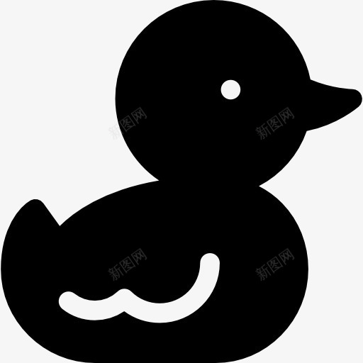 橡皮鸭图标png_新图网 https://ixintu.com 动物 宝贝 母亲 洗澡 玩具 童年