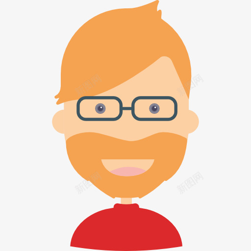 人图标png_新图网 https://ixintu.com 业务 人 头像 用户 简介 胡须 面部毛发