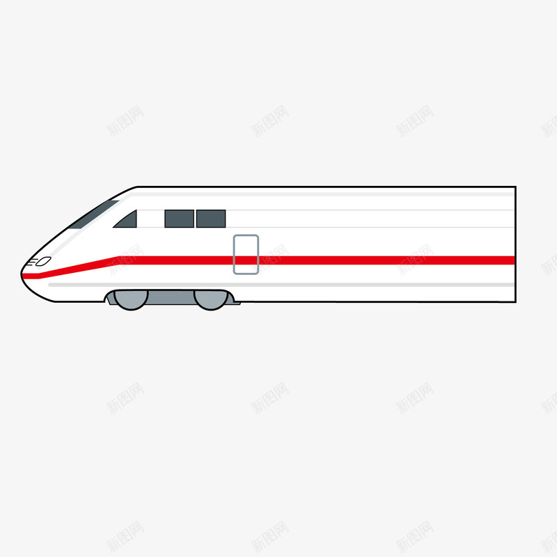 火车火车头子弹头png免抠素材_新图网 https://ixintu.com 子弹头 火车 火车头