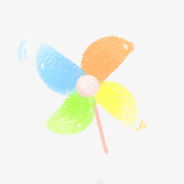风车手绘卡通png免抠素材_新图网 https://ixintu.com PNG 卡通素材图 手绘 风车
