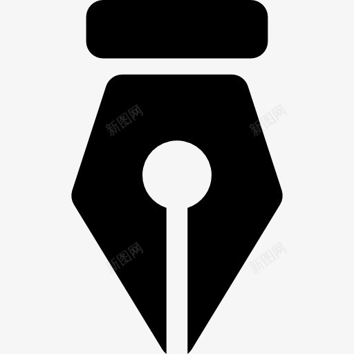 笔尖图标png_新图网 https://ixintu.com 写 写作 工具 工具和用具 点 界面 笔 符号 通用图标