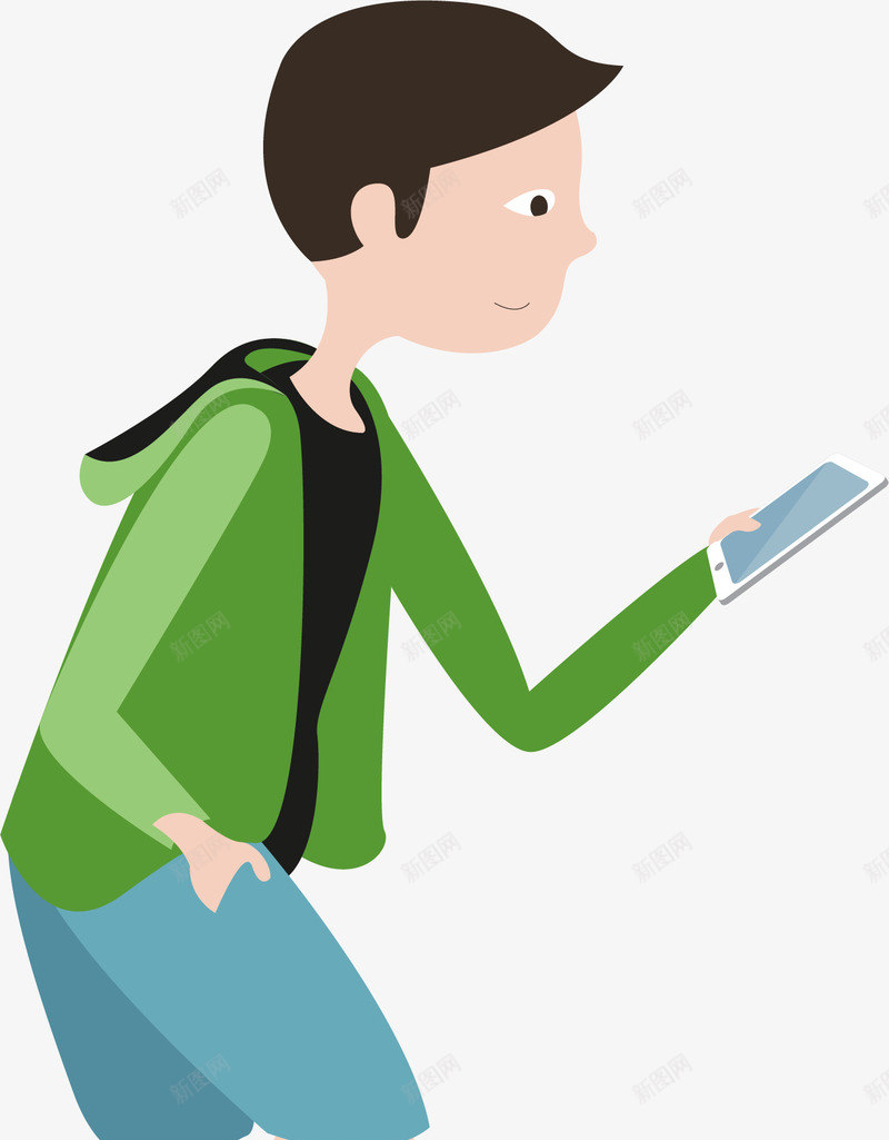 室内使用手机APPpng免抠素材_新图网 https://ixintu.com 使用手机 年轻人使用手机