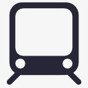 黑色卡通火车头图标png_新图网 https://ixintu.com Q版小火车 卡通 图标 火车头 黑色