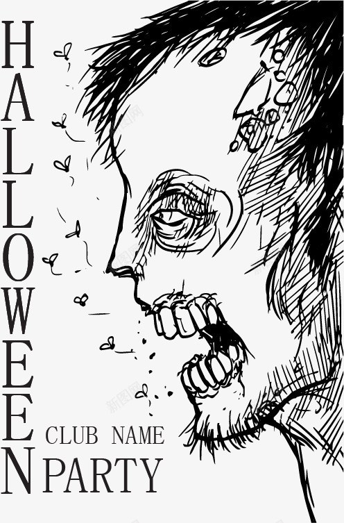万圣节HALLOWEEN元素png免抠素材_新图网 https://ixintu.com 万圣节HALLOWEEN鬼恐怖手绘 可爱