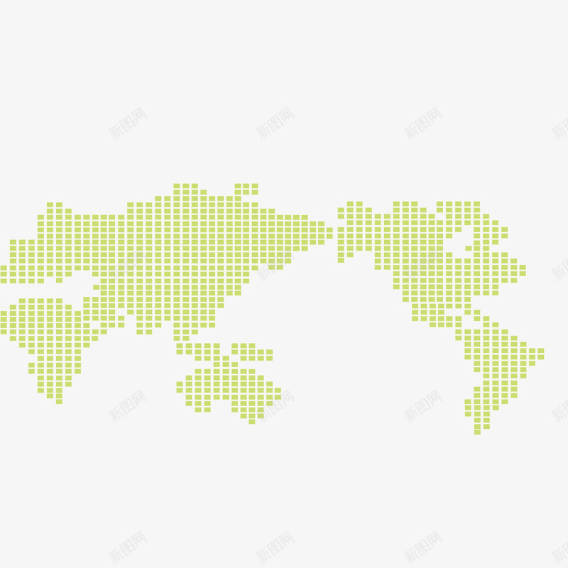 黄色点状地图矢量图ai免抠素材_新图网 https://ixintu.com 商务 点状 素材 黄色 矢量图