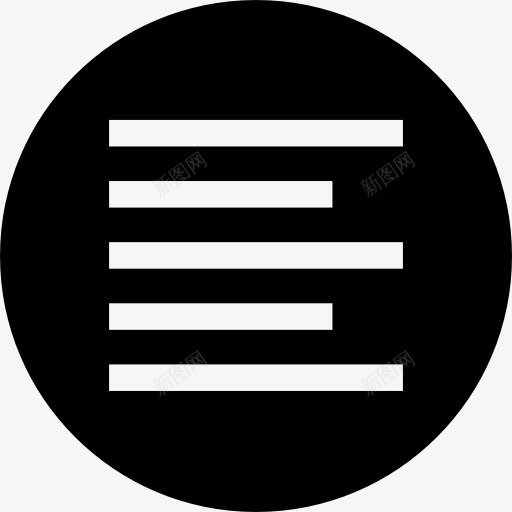 左对齐图标png_新图网 https://ixintu.com 对齐 左对齐 文本 标志 界面 符号 线 选择编辑工具