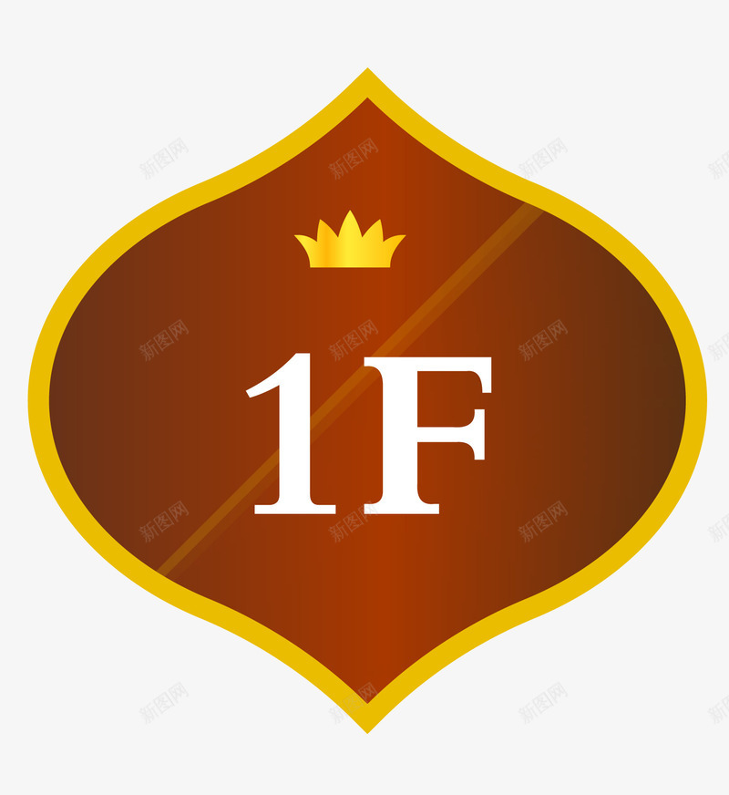 红色卡通欧式楼层条图标png_新图网 https://ixintu.com 卡通样式 古典楼层条 楼层条 楼层条图案 楼层条设计图案 楼层标志 楼层标识 欧式