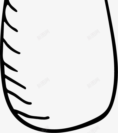卡通简约黑白插画小清新瓶子图标png_新图网 https://ixintu.com 小清新插画 广告设计 扁平化简约黑白样式 极简黑白图样 瓶子 简笔画装饰 黑白简约插画