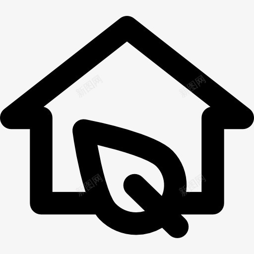 生态住宅图标png_新图网 https://ixintu.com 叶 家楼 生态