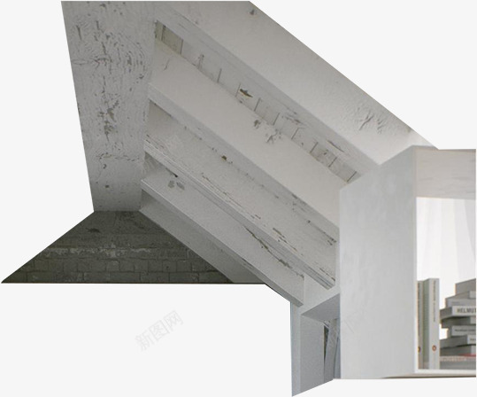 白色室内场景建筑png免抠素材_新图网 https://ixintu.com 场景 室内 建筑 白色