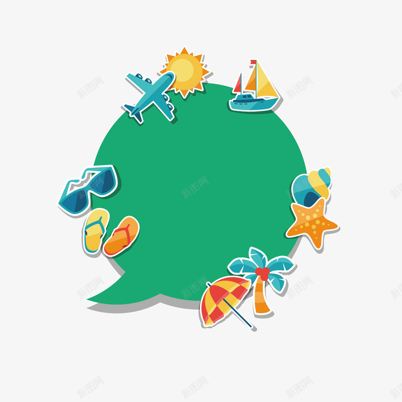 周末去哪儿旅行游轮png免抠素材_新图网 https://ixintu.com 周末去哪儿 周末时光 宣传海报 底纹设计 旅行