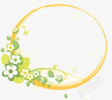 黄色清新花朵装饰公告栏png免抠素材_新图网 https://ixintu.com 公告栏 清新 花朵 装饰 黄色