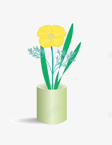 卡通盆景png免抠素材_新图网 https://ixintu.com 卡通盆景 室内陈设 装饰物