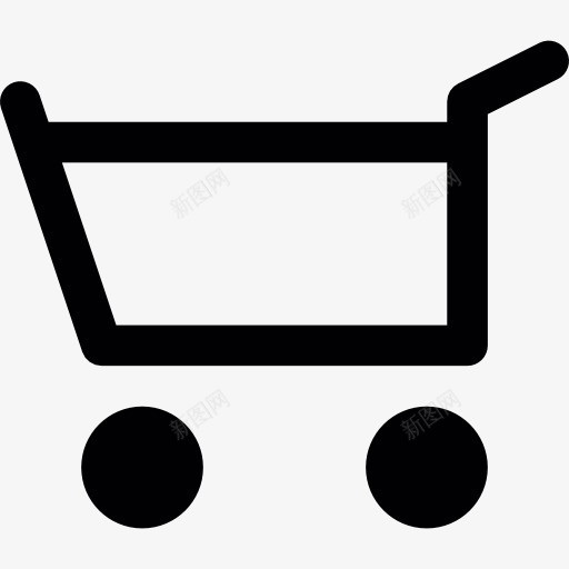 购物车图标png_新图网 https://ixintu.com 卖车 商务 店 车轮 销售