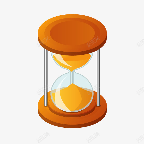 卡通沙漏简约装饰广告png免抠素材_新图网 https://ixintu.com 卡通沙漏装饰 唯美沙漏插画 彩色沙漏 时间系列装饰 沙漏 海报设计