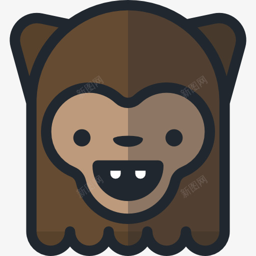狼人图标png_新图网 https://ixintu.com 万圣节 动物 恐怖的嚎叫 恐怖的狼 狼人