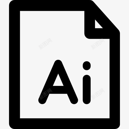 艾图标png_新图网 https://ixintu.com AI AI文件格式 AI的象征 AdobeIllustrator AdobeIllustrator文件 接口 计算机
