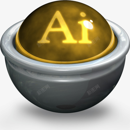 插画人工智能adobecs3dockicons图标png_新图网 https://ixintu.com ai illustrator 人工智能 插画