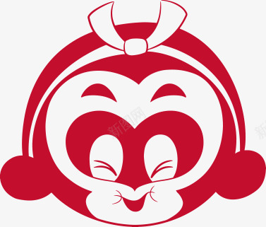 猴子剪影猴子头像png免抠素材_新图网 https://ixintu.com 剪影 头像 猴子