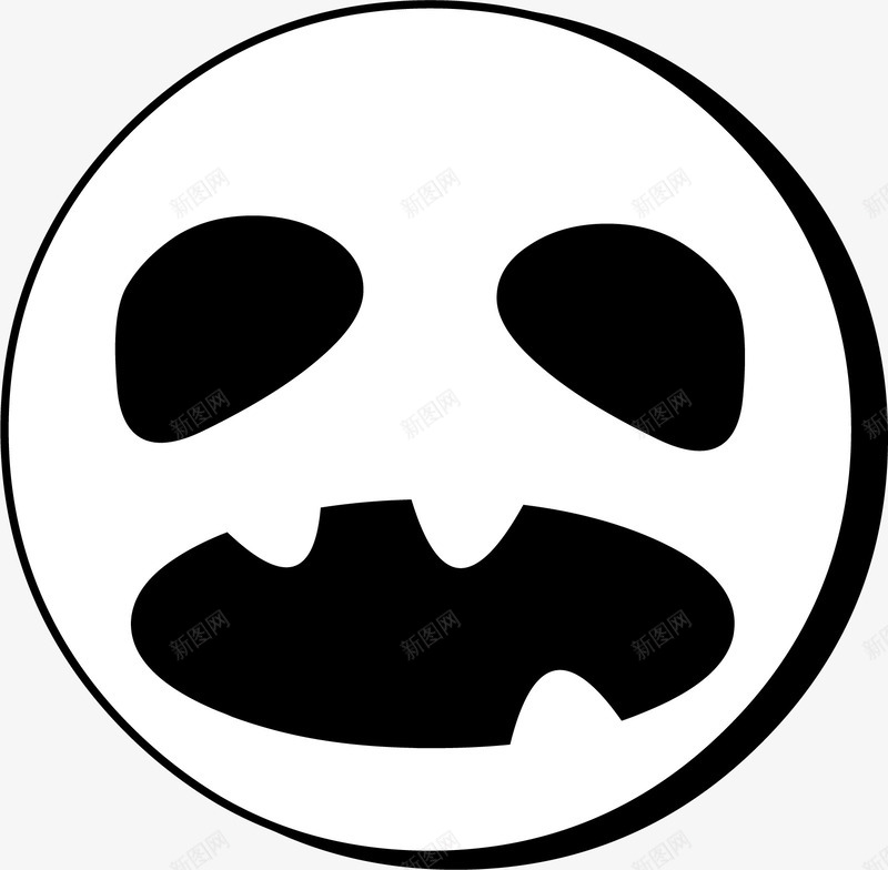 卡通手绘恐怖骷髅矢量图ai免抠素材_新图网 https://ixintu.com 卡通 恐怖 手绘 骷髅 矢量图