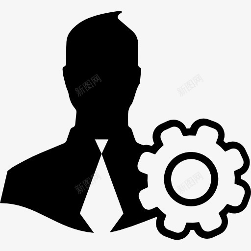 用户设置界面符号图标png_新图网 https://ixintu.com 接口 数据 用户 用户数据分析 符号 设置 象征 配置