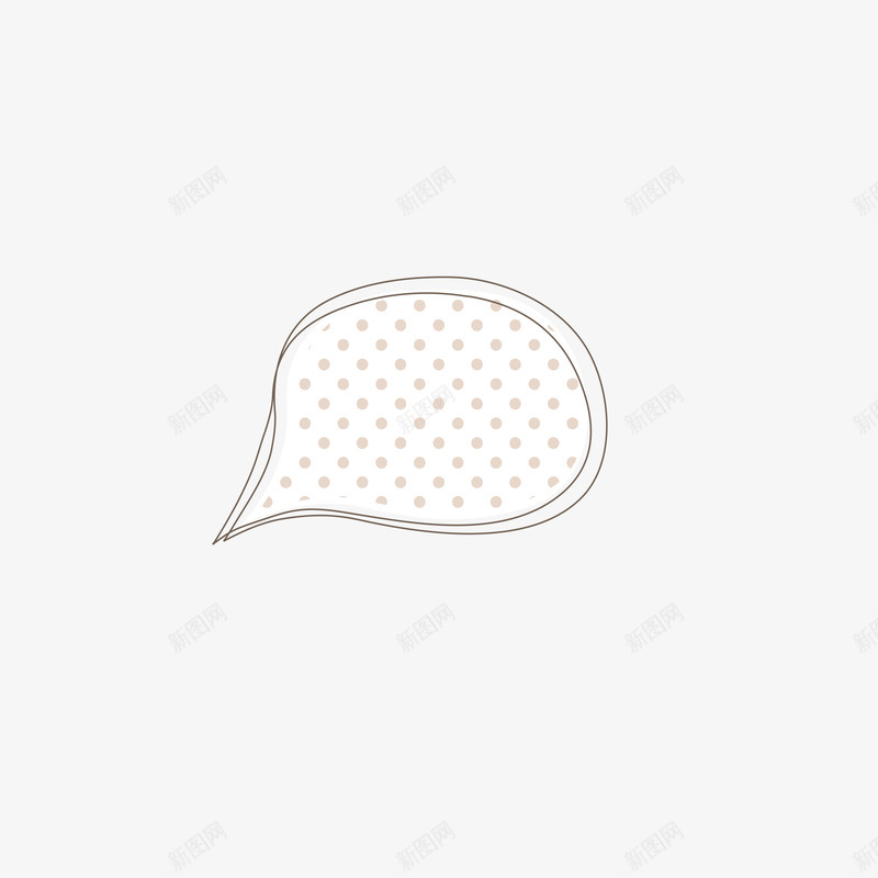 文字对话框png免抠素材_新图网 https://ixintu.com 可爱边框 韩式边框