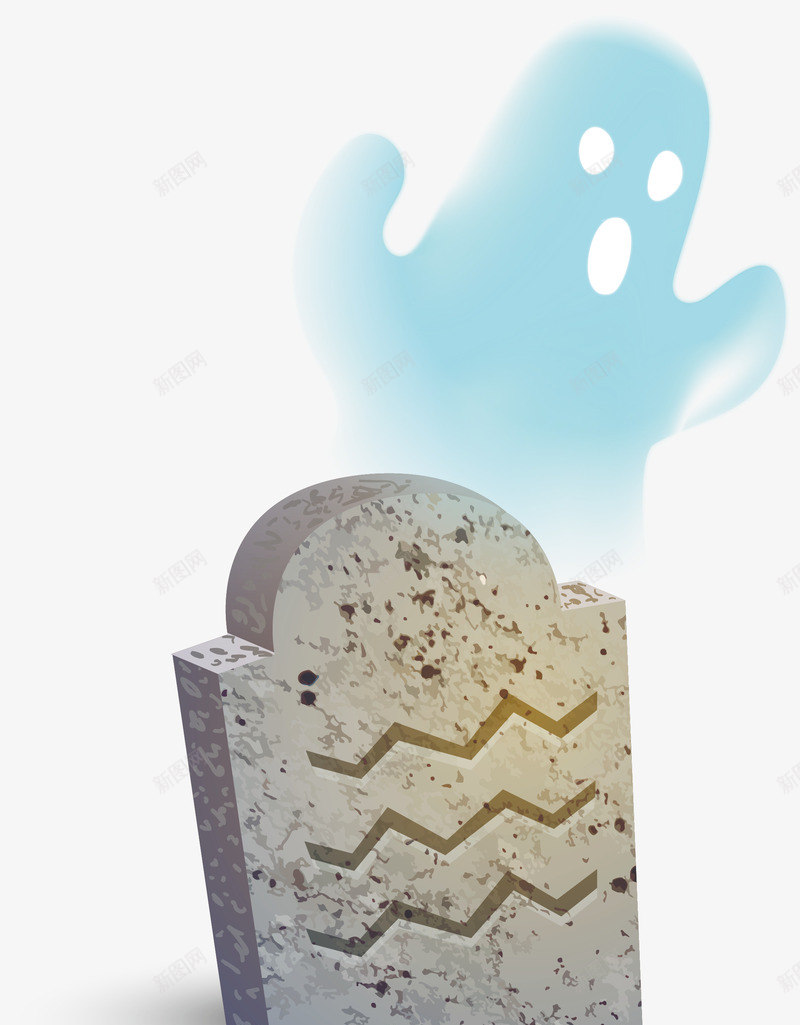 吓人的坟墓幽灵矢量图ai免抠素材_新图网 https://ixintu.com 万圣节 坟墓 坟墓幽灵 幽灵 恐怖幽灵 矢量png 矢量图