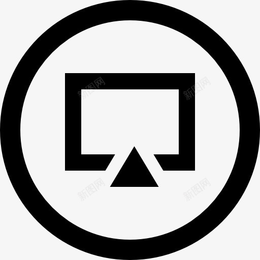 视频播放了一圈图标png_新图网 https://ixintu.com metrize 圆 圆形 工具 接口 符号 视口 视频 象征