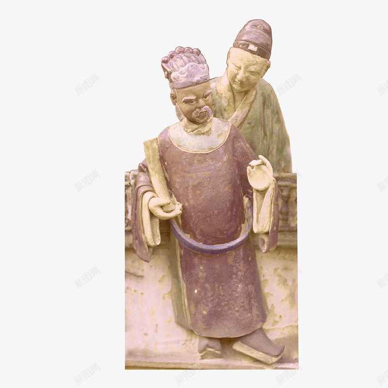 打竹板人物玩偶png免抠素材_新图网 https://ixintu.com 摆件 玩偶 陶瓷