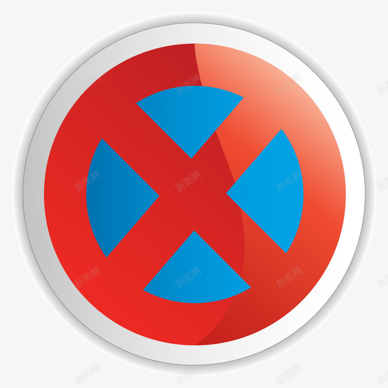 禁止停车路段智能交通标签png免抠素材_新图网 https://ixintu.com 交通 停车 智能 智能交通 标签 禁止 路段