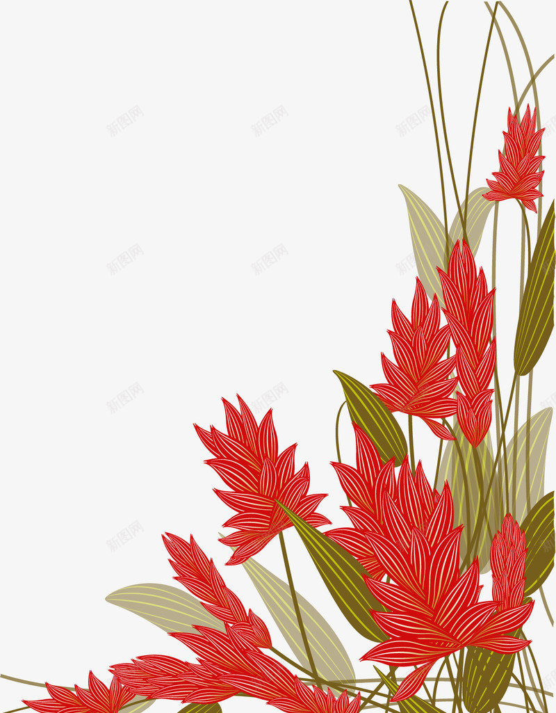 韩式装饰花纹png免抠素材_新图网 https://ixintu.com 花纹 装饰 装饰花纹