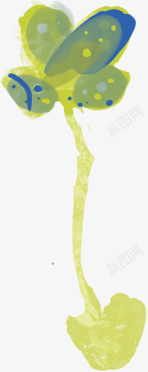 可爱卡通手绘树叶点状png免抠素材_新图网 https://ixintu.com 卡通 可爱 树叶 点状